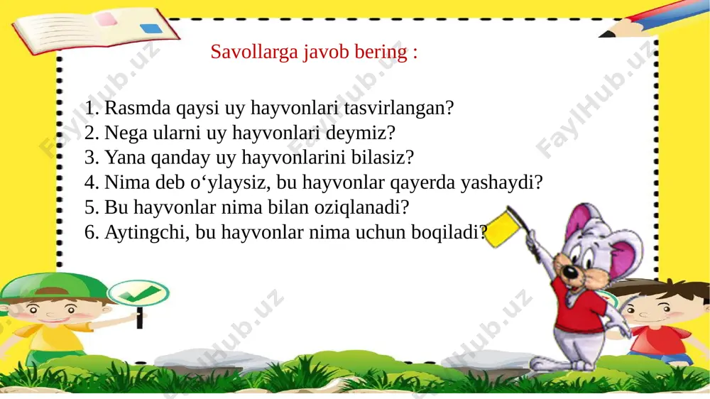 1-sinf uy hayvonlari - Page 5