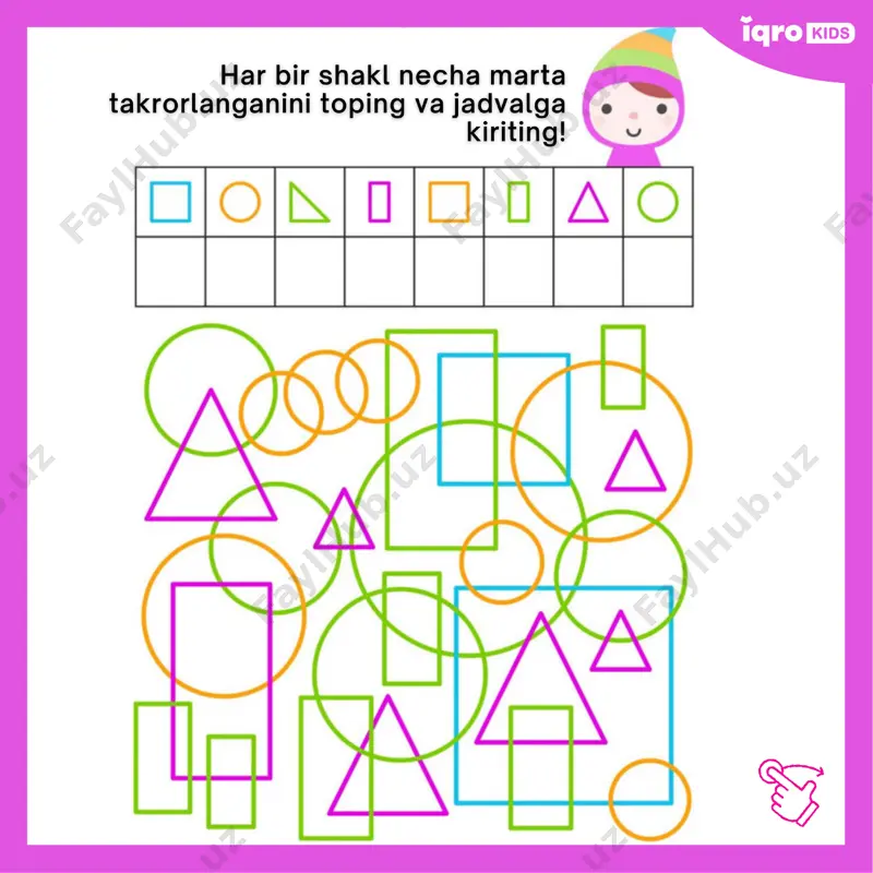 shakllarni sana kitobi - iqrokids - Page 5