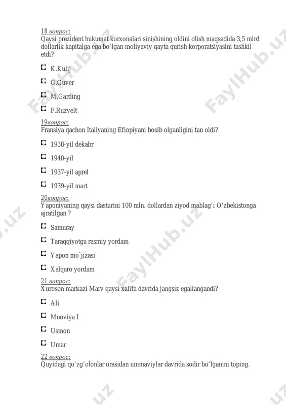 jaxon_tarixi_test_30_talik_test_tarix_audio_kitoblar_kanali - Page 5