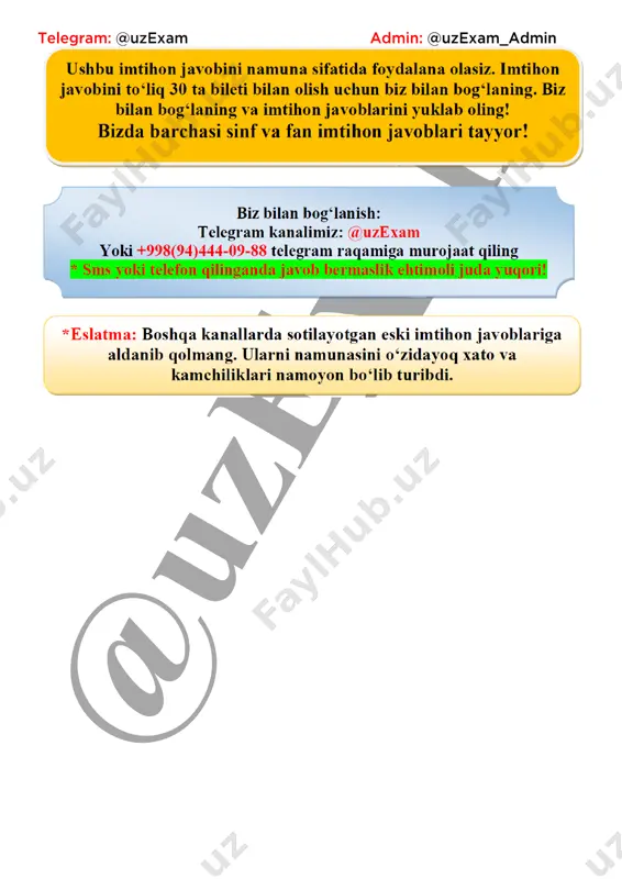 8-sinf ingliz tili imtihon javoblari 2021 - Page 5