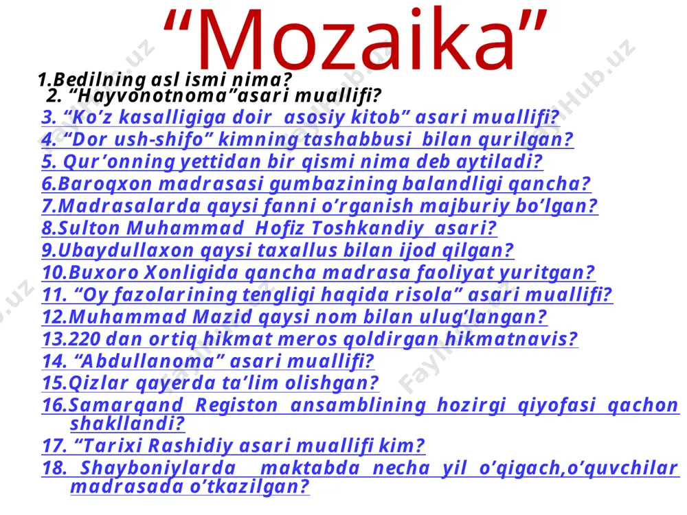 buxoro amirligining tashkil topishi - Page 5