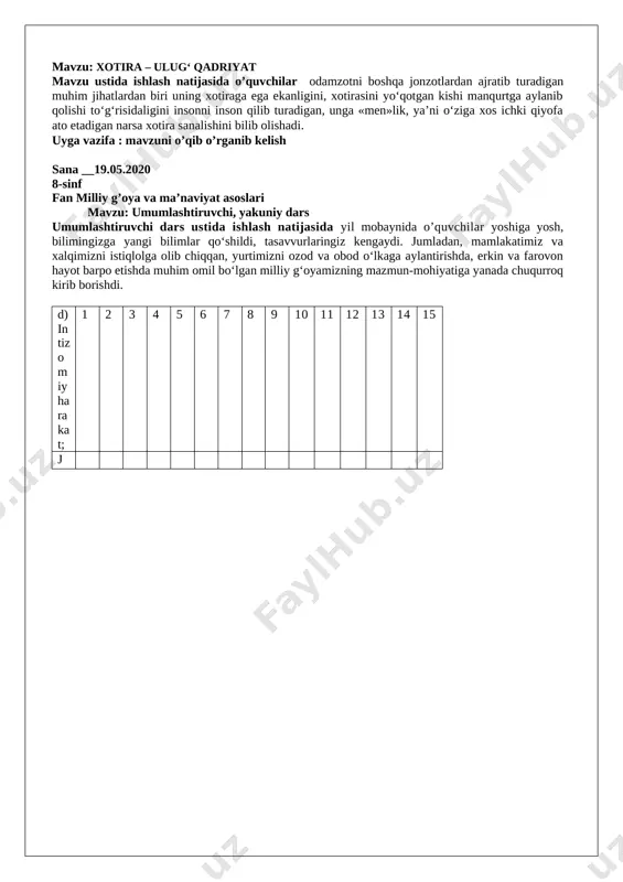 milliy g'oya 8 sinf tezis - Page 5