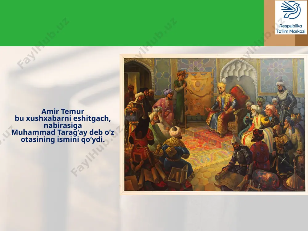 ulug'bek va uning akademiyasi..5- sinf.. - Page 5