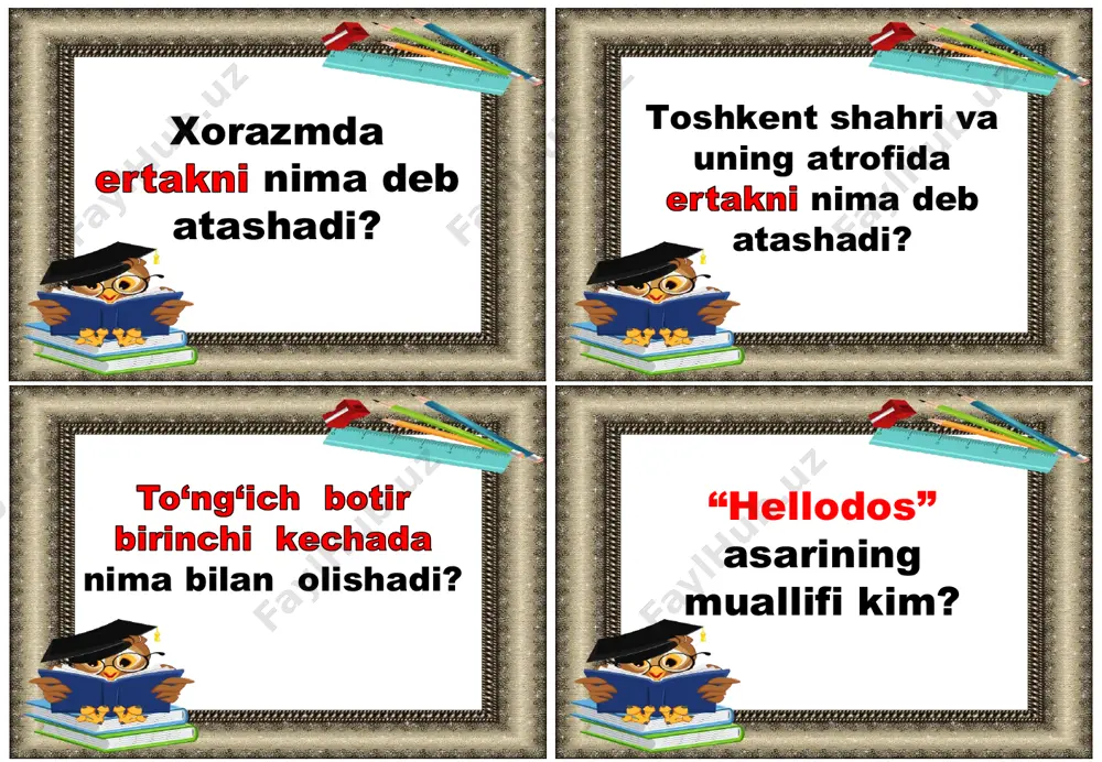 5-sinf adabiyot 1-qism tarqatmalari - Page 5