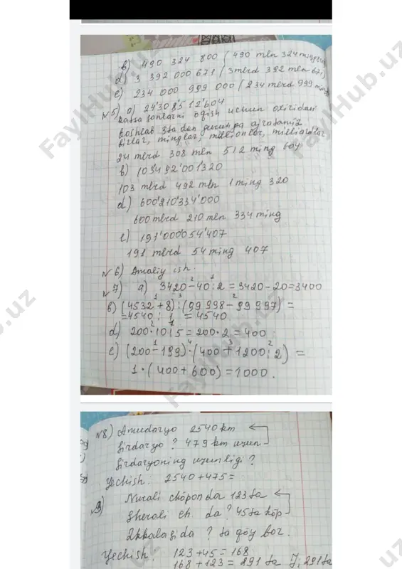 5- sinf matematika kitob yechimi - Page 5