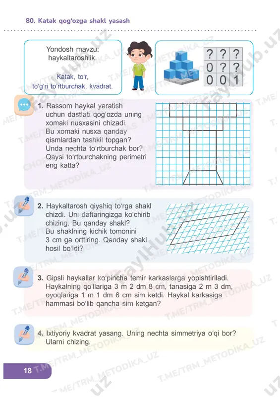 matematika 2 sinf 3 qism 78-89 dars - Page 5