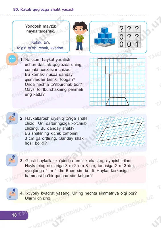 matematika 2 sinf darslik 78-82 - Page 5