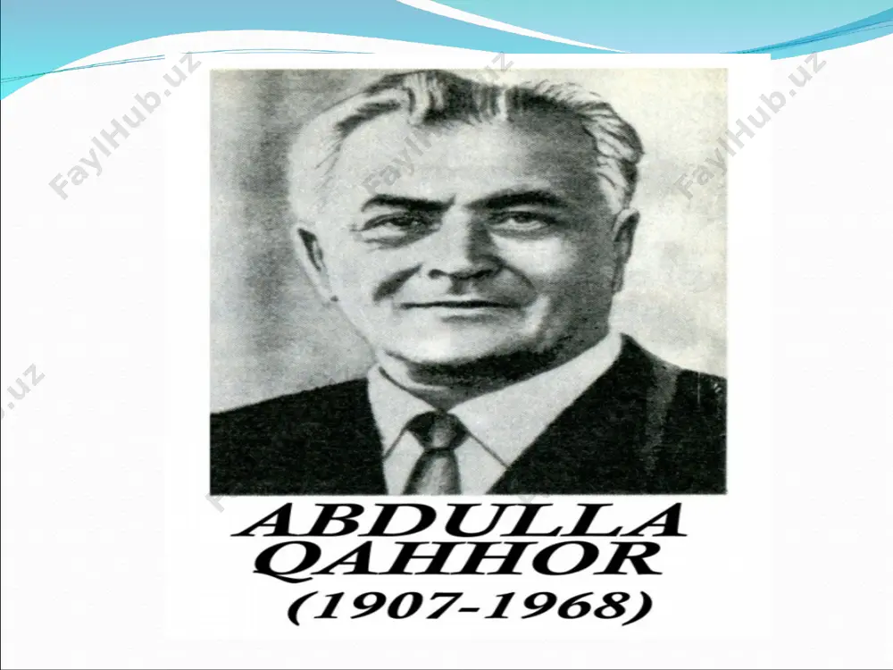 abdulla qahhorhayoti va ijodi - Page 5