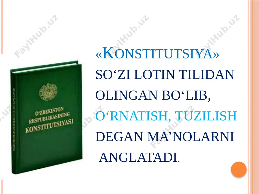 o`zbekiston respublikasi konstitutsiyasi - Page 5