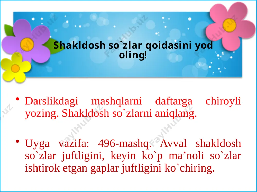 salimova n. online dars 5-sinf ona tili shakldosh so`zlar - Page 5