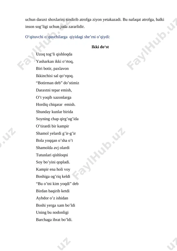 va adabiyot fani o’qituvchisi sufijonova layloning “gaplarning ifoda maqsadiga ko’ra turlari” mavzusida tayyorlagan 1 soatlik
