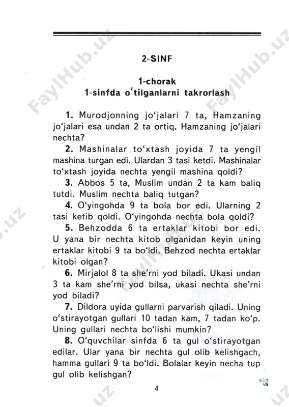 matematikadan qo'shimcha masala, mashq 2-4 - Page 5