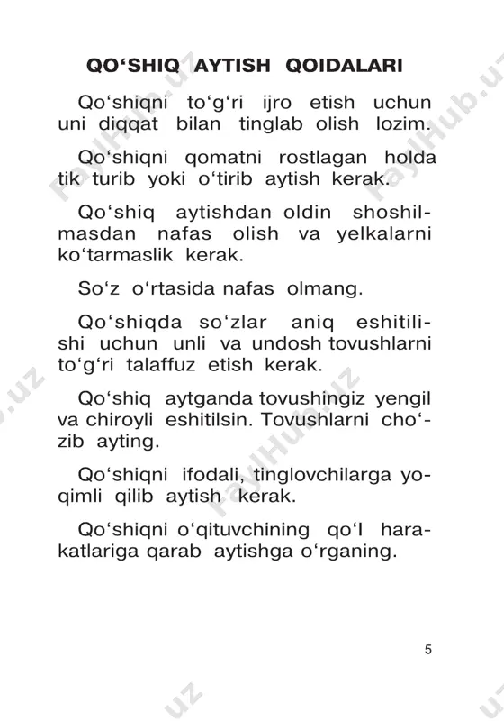 1-sinf musiqa - Page 5