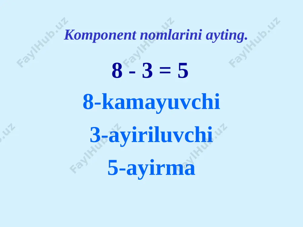 1-sinf. 100 ichida qo`shish va ayirish - Page 5