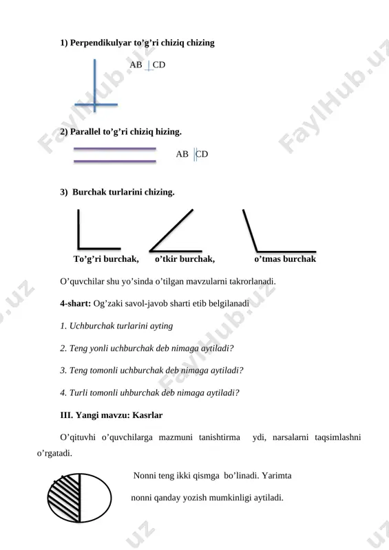 3-sinf matematika 82-86.kasrlar haqida tushuncha 4+ - Page 5