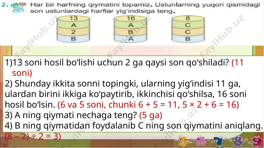 3-s.ma`lumotlarni turli ko`rinishda ifodalash.11-d - Page 5