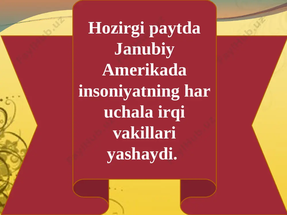 geografiya 6 sinf janubiy amerika aholisi.ppt - Page 5