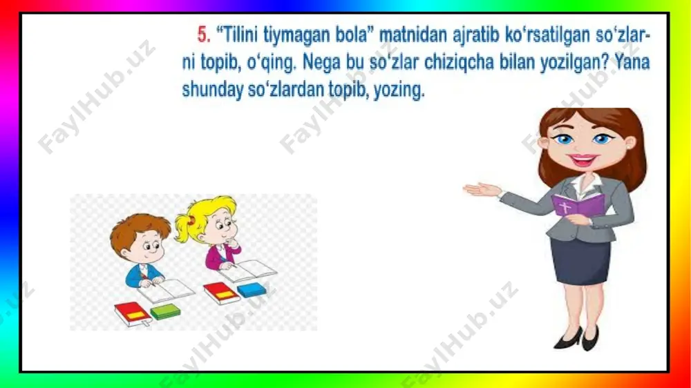 3-s.tilini tiymagan bola asosida topshirqlar.5-m - Page 5
