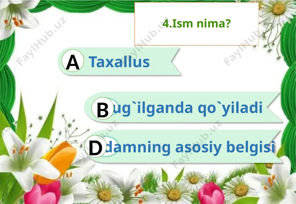 3-s.ism nimabo`limi asosida test - Page 5