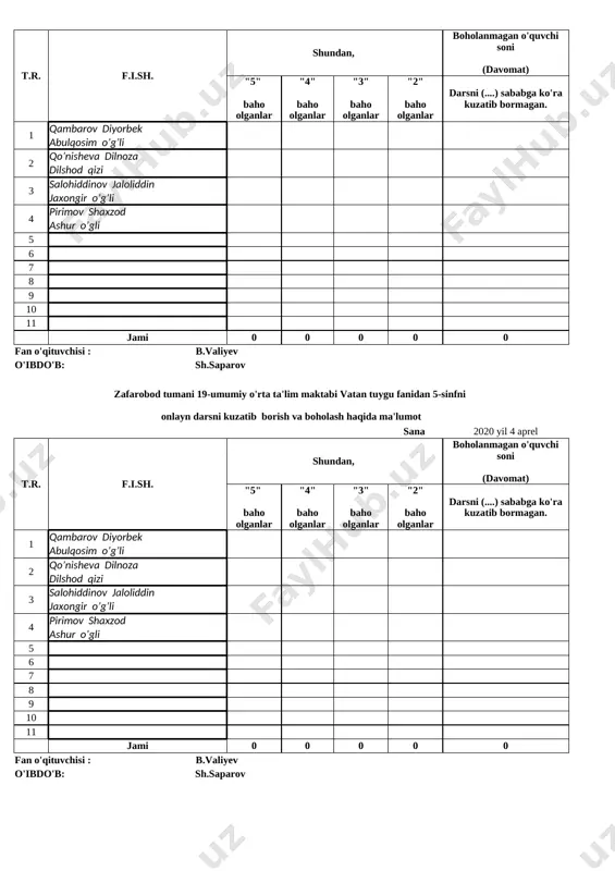 onlayn jurnal 19-maktab 6-sinf - Page 5