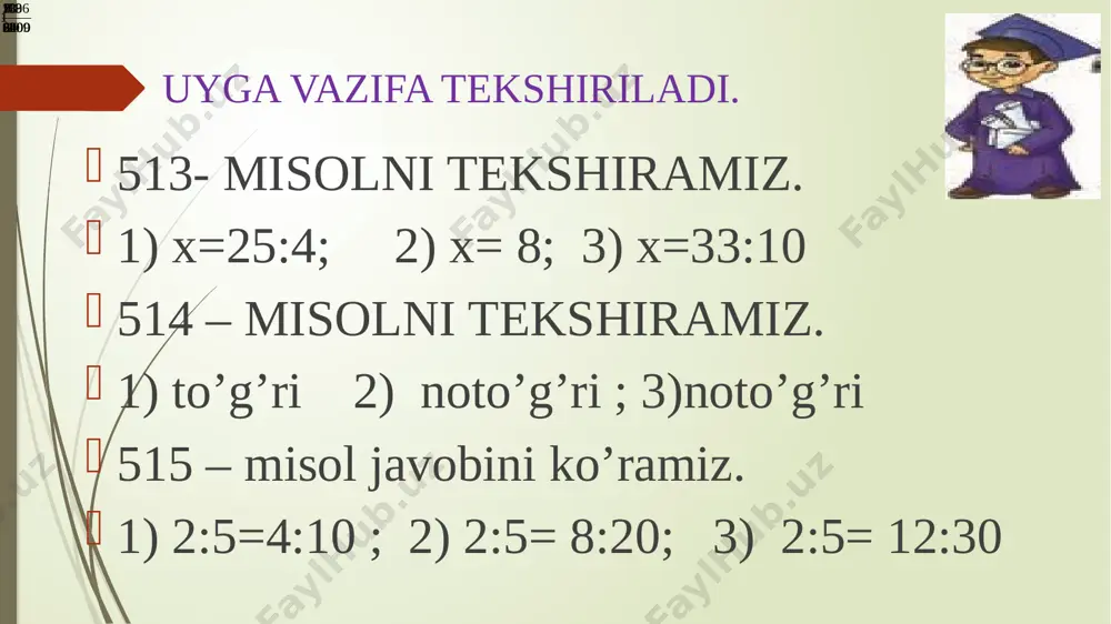 proporsiyaning asosiy hossasi - Page 5