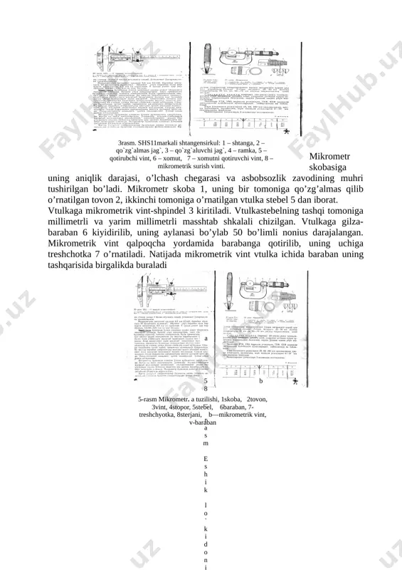 = 58' ga teng bo’lib, g dan 2 kichik bo’ladi. burchak o’lchagich yordamida o’lcham olishda uning nol xolati tekshirib olinadi. [image: image4.png] yangi mavzuni mustahkamlash. o’quvchilar bilan yangi mavzu bo’yicha qisqa savol-javoblar o’tkazish. darsning yakuni: darsda faol qatnashgan o’quvchilarni rag’batlantirish. uyga vazifa: savol va topshiriqlarga javoblar yozish va o’qish. ko’rib chiqildi: ______________________ ilmiy bo’lim mudiri 7-8-dars konspekti. “___”_____________20___yil. fan: mehnat. o’qituvchisi___________________ 6-sinf dars mavzusi:tokarlik-vint qirqish stanogining vazifasi, qo`llanishi, tuzilishi, asosiy qismlari va ularning vazifasi. tokar va chilangarning ish o`rnini tashkil qilish. darsning maqsadi: ta’limiy maqsad: o’quvchilarga tokarlik-vint qirqish stanogining vazifasi, qo`llanishi, tuzilishi, asosiy qismlari va ularning vazifasini o’rgatish. tarbiyaviy maqsad: o’quvchilarning qalbida vatanga mexr uyg’otish, kasb hunarga yo’naltirish va mehnat faniga qiziqishini oshirish. rivojlantiruvchi maqsad: o’quvchilarni darsga qatnashish faolligini oshirish. darsning turi: yangi bilim berish. darsning usuli: aralash. darsning borishi: tashkiliy qism: · salomlashish · tozalikni tekshirish. · davomatni olish. · uy vazifasini so’rash. savol va topshiriqlarga javoblar yozilganini tekshirish …