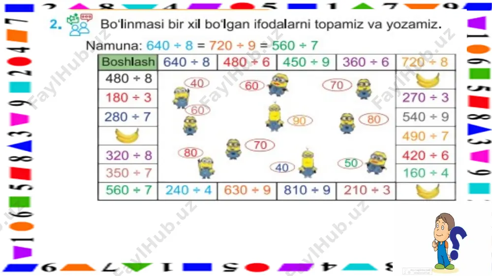3-s.3xonalisonni 1 xonali songa bo`lish.11-m - Page 5