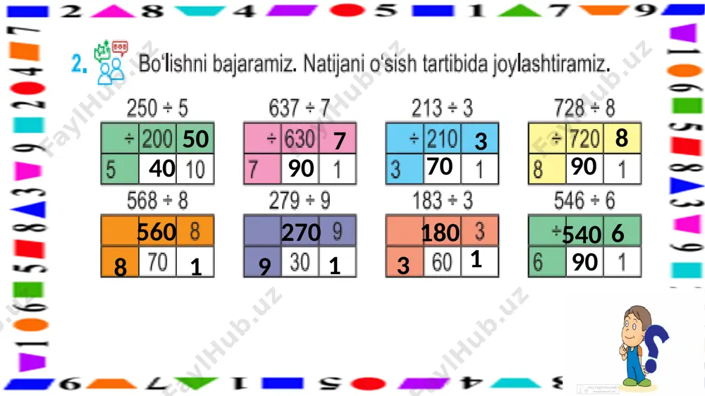 3-s.3xonali sonni 1 xonali songa bo`lish.9-m - Page 5