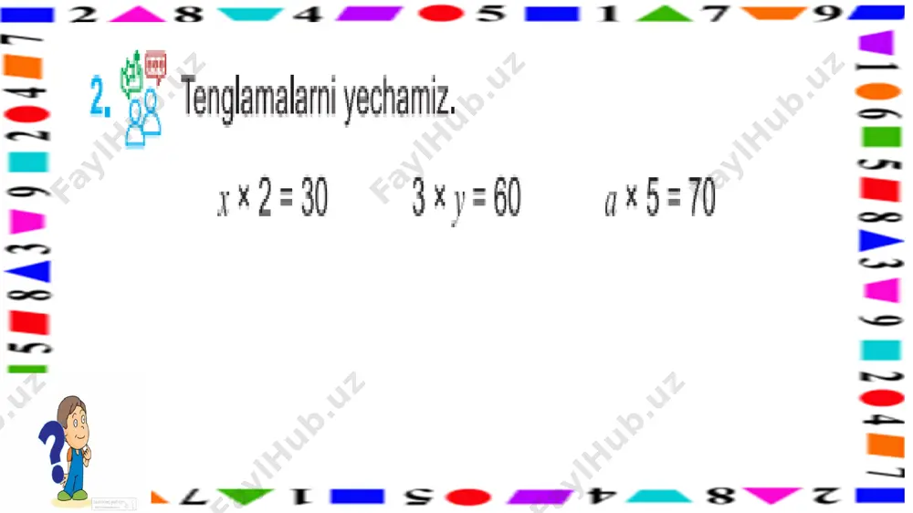 3-s.2xonali sonni 1 xonali songa bo`lish.2-m. - Page 5