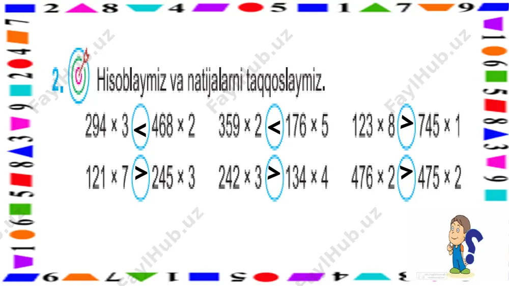 3-s.3-xonalisonni 2xonali songa ko`paytirish.9-m - Page 5
