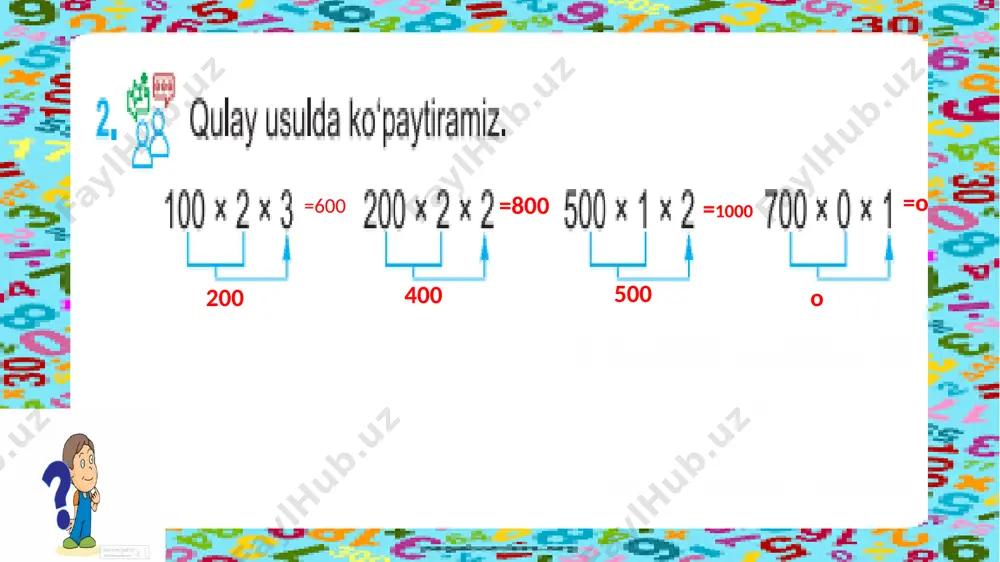 3-sinf.3 xonali sonni bir xonali songa ko`paytirish.7-mavzu - Page 5