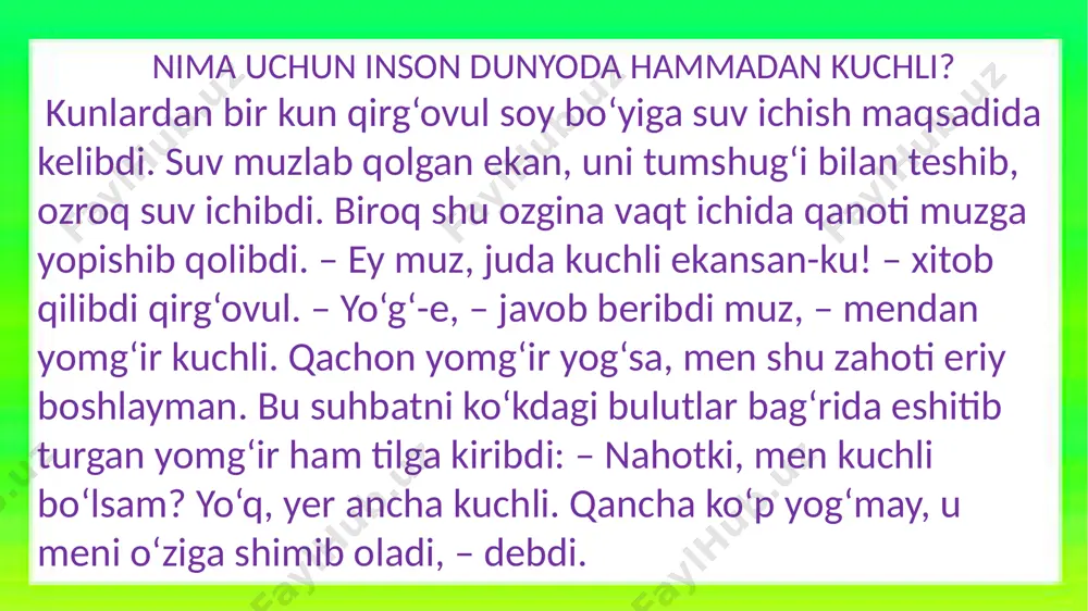 3-sinf.nima uchun inson hamma narsadan kuchli ertagi - Page 5