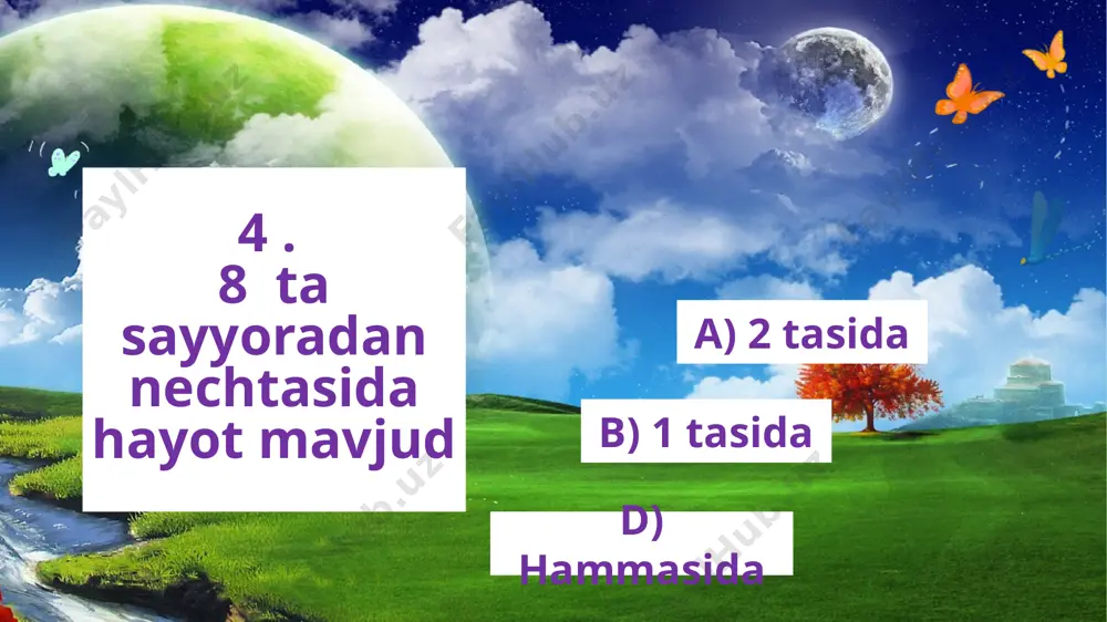 3-sinf.ozon qatlami audiyo matni asosida test topshirig`i - Page 5