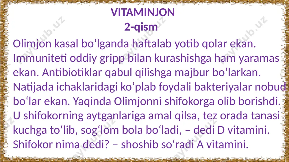 3-sinf.vitaminjon hikoyasi.2-qism - Page 5