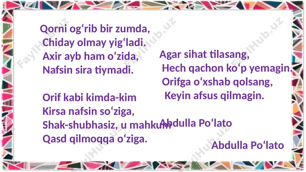 3-sinf.nafs balosi she`ri.3-mavzu - Page 5