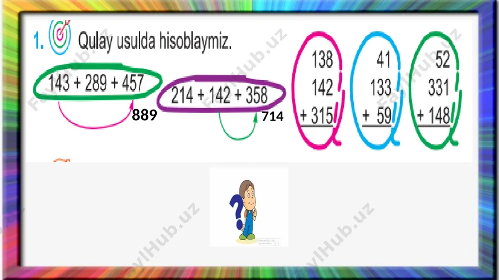 3-sinf.100ichida sonlarni qo`shish usullari.9-mavzu - Page 5