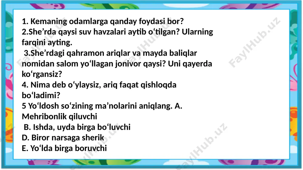3-sinf.kemachaga yozilgan she`r.5-mavzu - Page 5