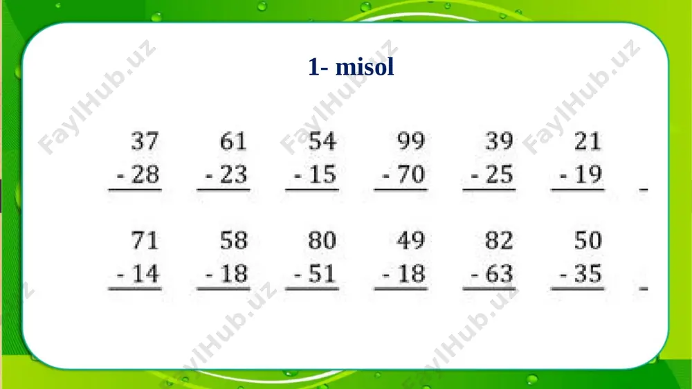 3-sinf.matematika . 20-dars nazorat ishi tahlili - Page 5