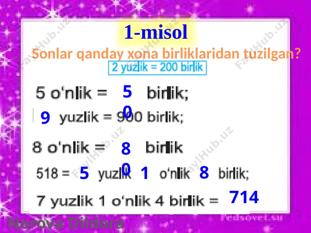 matematika uch xonali sonning xona birliklari yig`indisi - Page 5