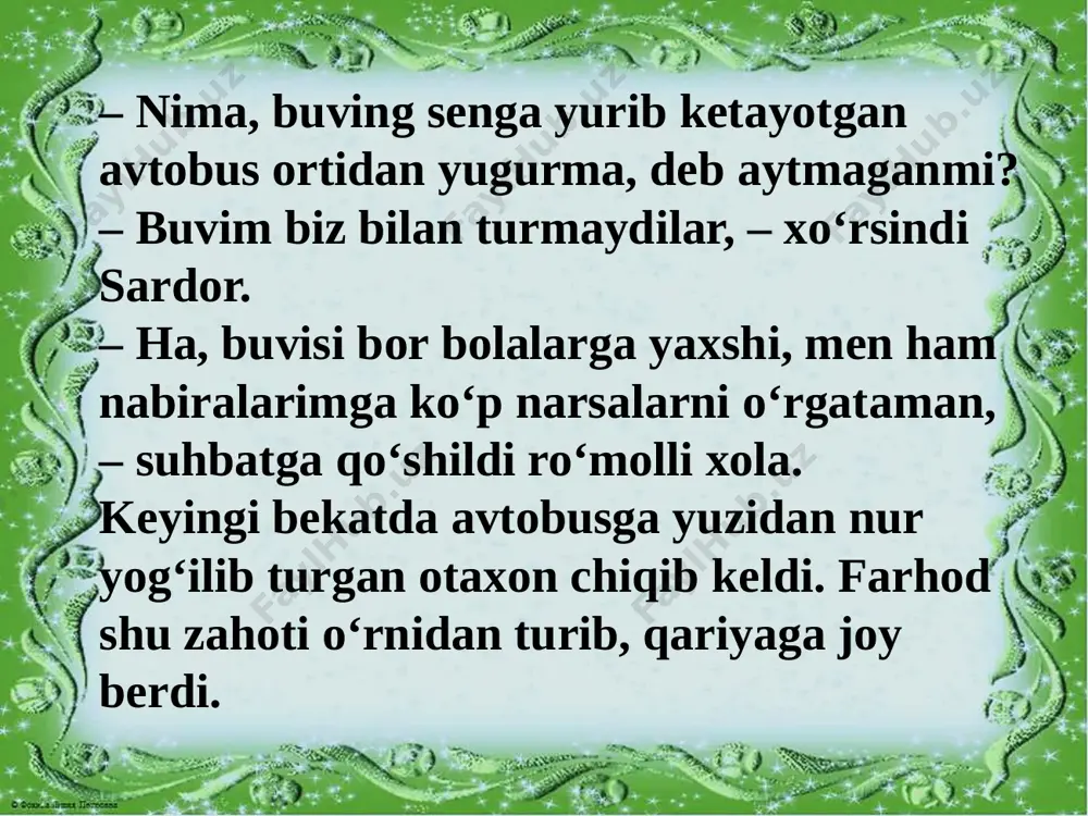 ona tili va o`qish savodxonligi. uch hikmat hikoyasi 2-qism - Page 5