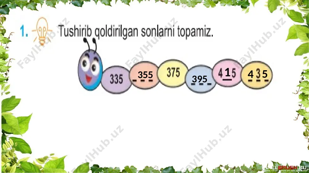 3-sinf.uch xonali sonlar .4-mavzu - Page 5