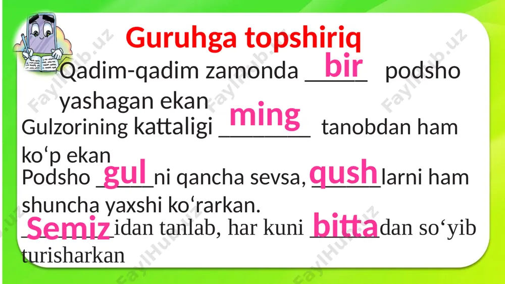 3-sinf.ona tili. 5-dars - Page 5