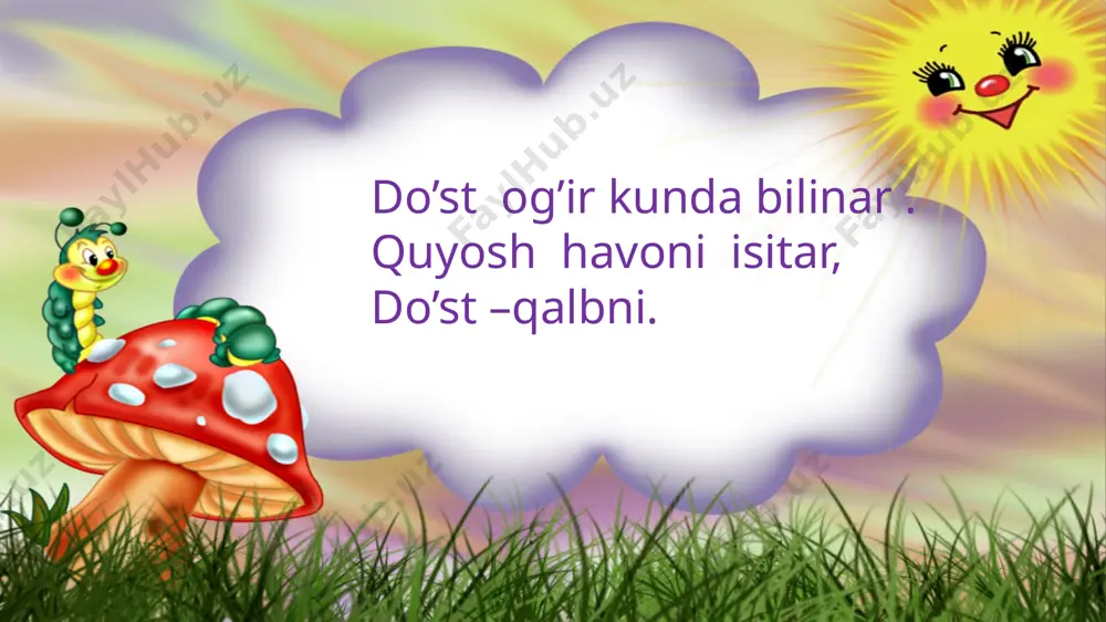 ona tili darsining prezentatsiyasi - Page 5