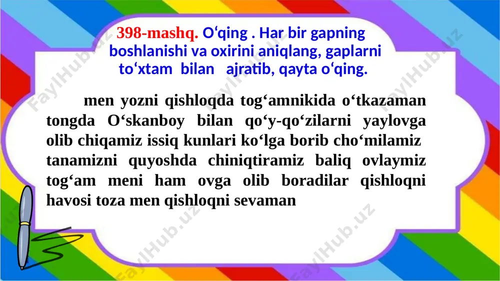3 sinf. ona tili 395 mashk - Page 5
