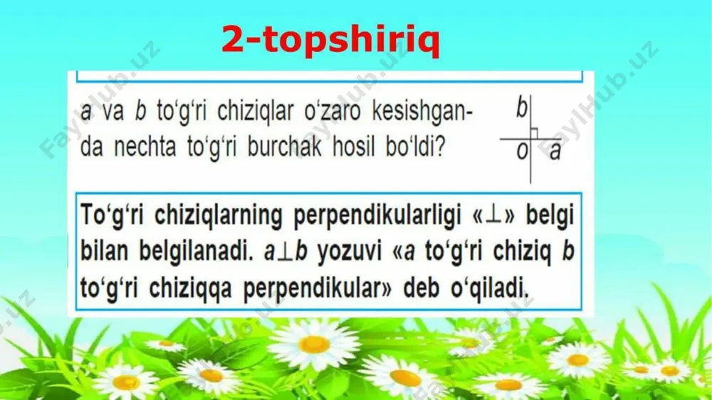 penpendikulyar to'g'ri chiziqlar - Page 5