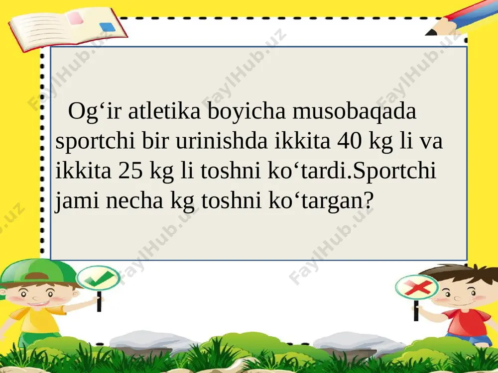3-sinf matematika sonni yig'indiga ko'paytirish - Page 5