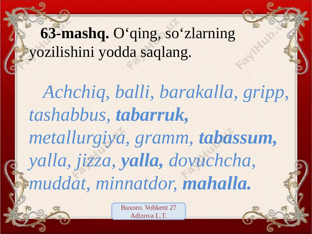 11-oktabr. 63-65-mashqlar - Page 5
