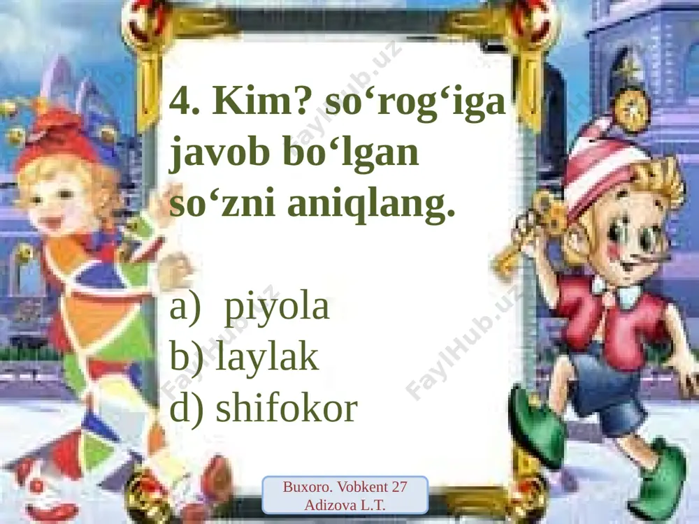 ona tili 1-chorak. 3-sinf - Page 5