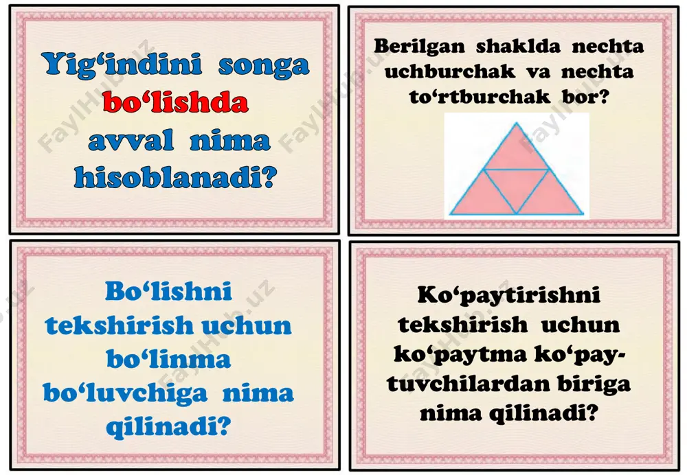 3- sinf matematika tarqatmalar 1-qism - Page 5