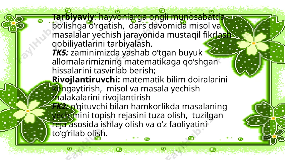 mamatova yig'indini songa bo'lish - Page 5